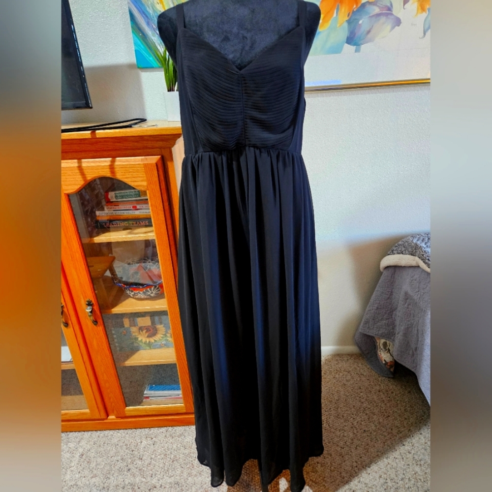 Pleated bodice maxi dress. Torrid size 00